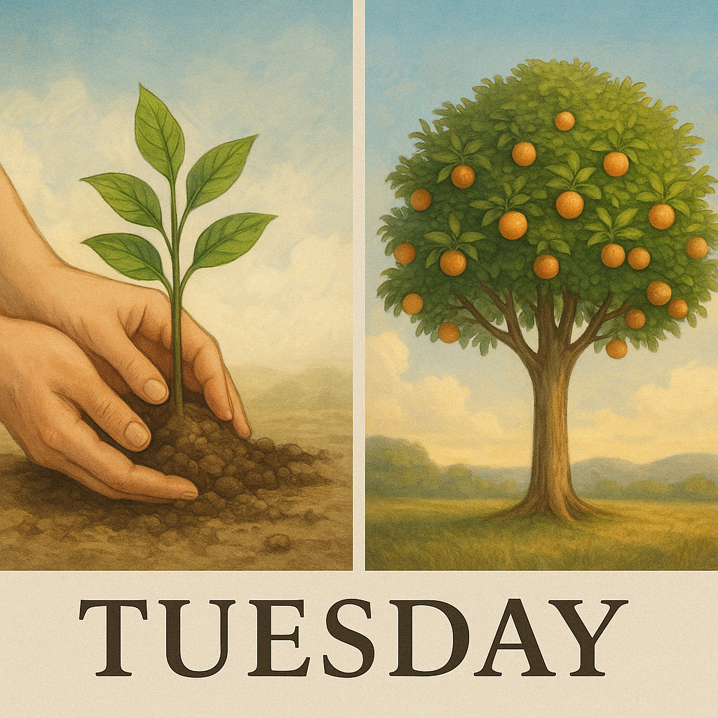 The Blessing In Starting On Tuesday