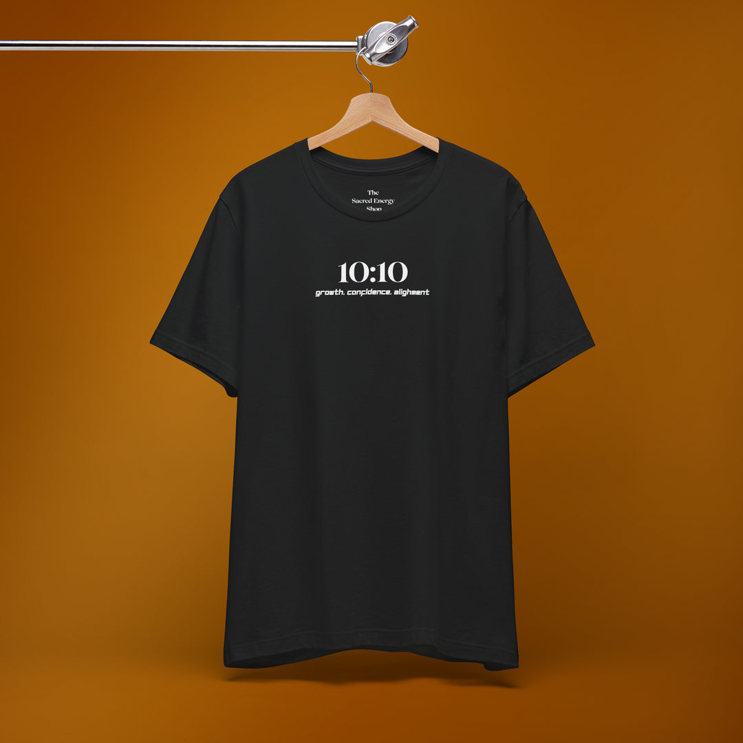 1010 Growth Confidence Alignment T-Shirt | Black