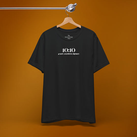 1010 Growth Confidence Alignment T-Shirt | Black
