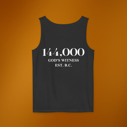 Gods Witness 144000 Unisex Tank Top | The Sacred Energy Shop | Summer Essentials | 2025 Unisex Gift Guide