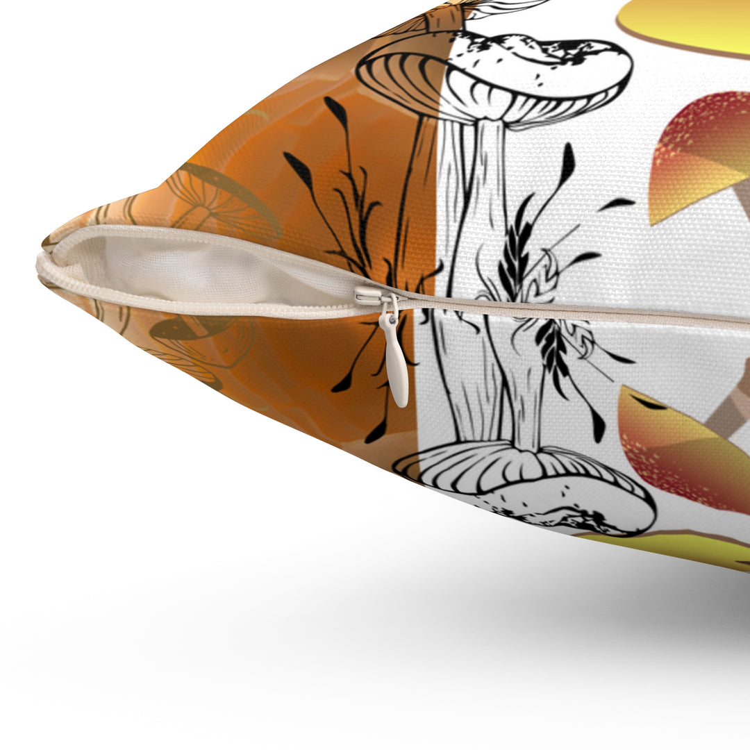 Sacred Mushrooms Square Square Accent Pillow