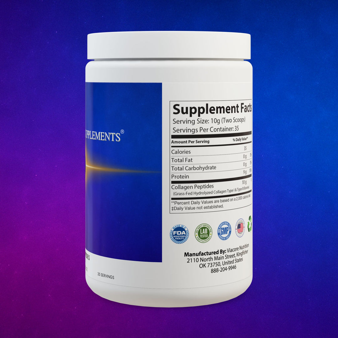 Collagen Peptides Type I & III Supplement