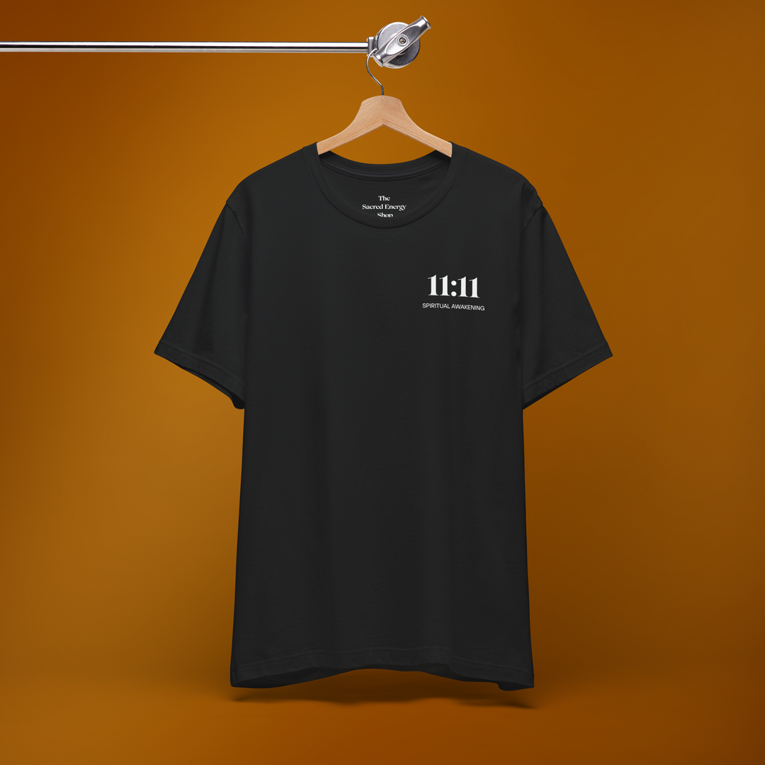11:11 Spiritual Awakening T-Shirt | Black