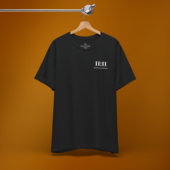 11:11 Spiritual Awakening T-Shirt | Black