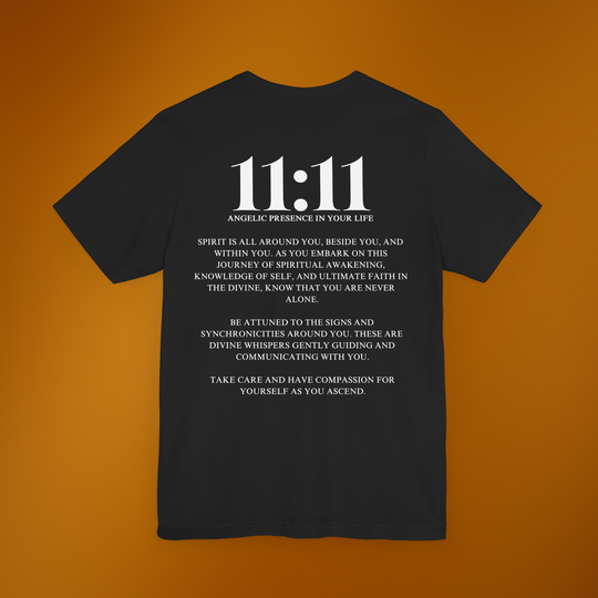 11:11 Spiritual Awakening T-Shirt | Black