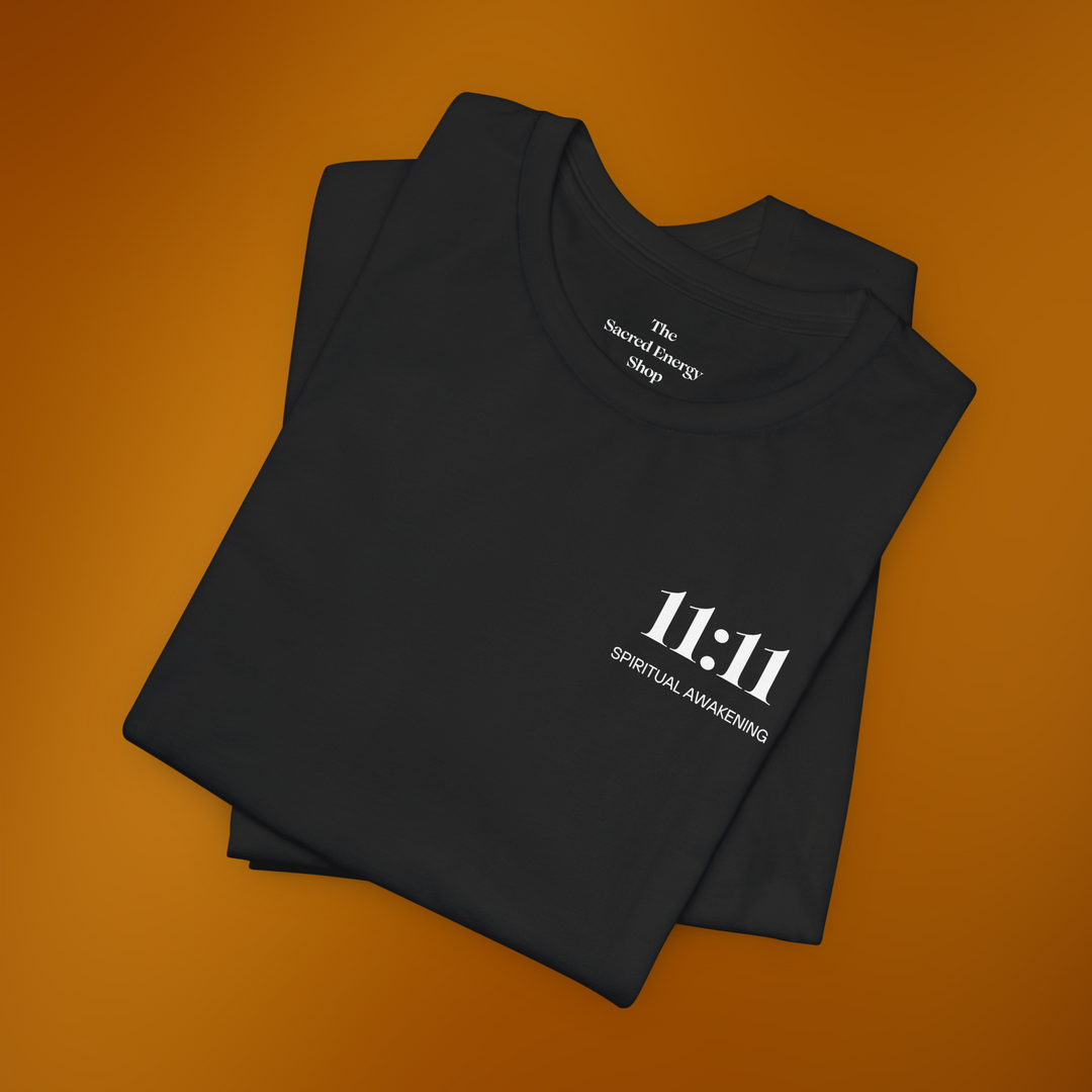 11:11 Spiritual Awakening T-Shirt | Black