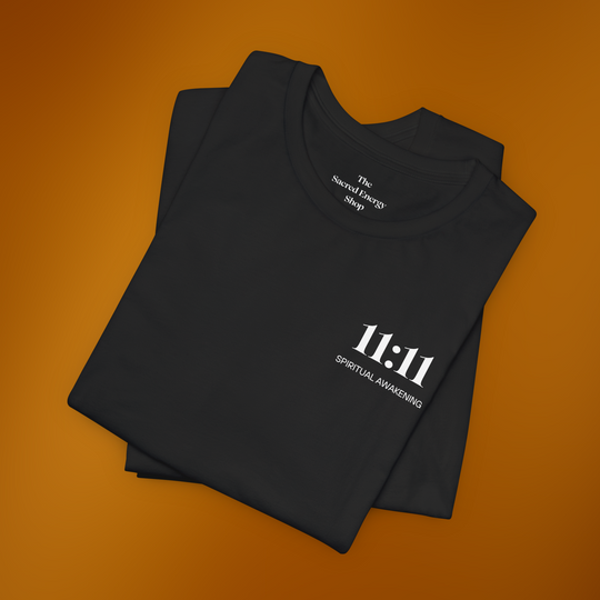 11:11 Spiritual Awakening T-Shirt | Black