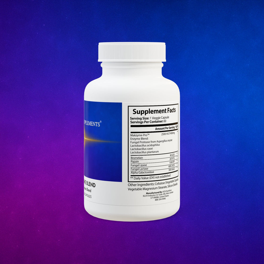 Digestive Enzyme Blend Supplement (60 Capsules)