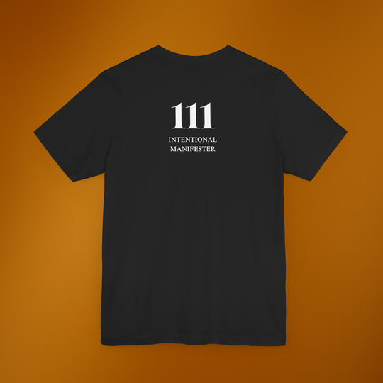 111 Conscious Manifestor T-Shirt | Black