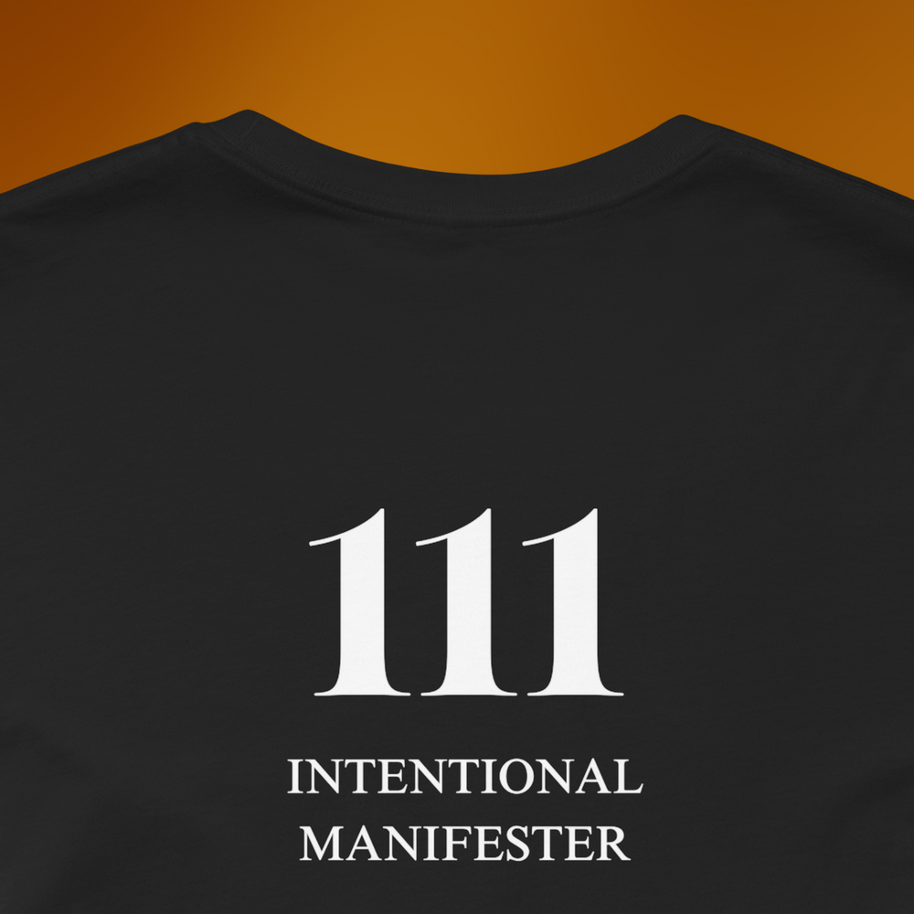 111 Conscious Manifestor T-Shirt | Black