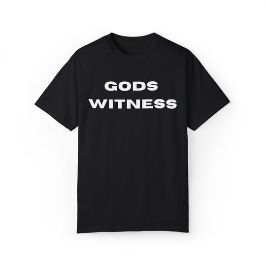 God's Witness T-Shirt | Black
