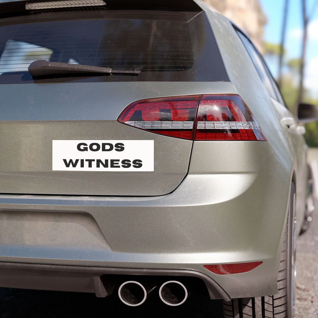 God's Witness Car Magnets, Faith-Based Vehicle Accessory, Inspirational Gifts for Christians, Religious Magnet for Cars, Car Decor