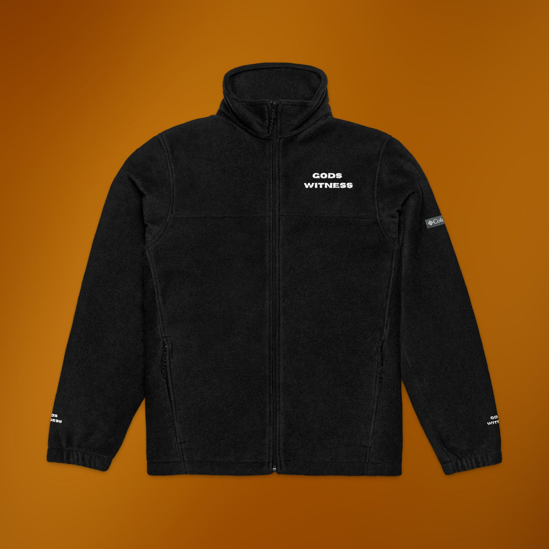 Gods Witness Unisex Fleece Jacket | Sacred Energy Collection | Faith Based StreetWear | Christian StreetWear | Conscious New Age Clothing