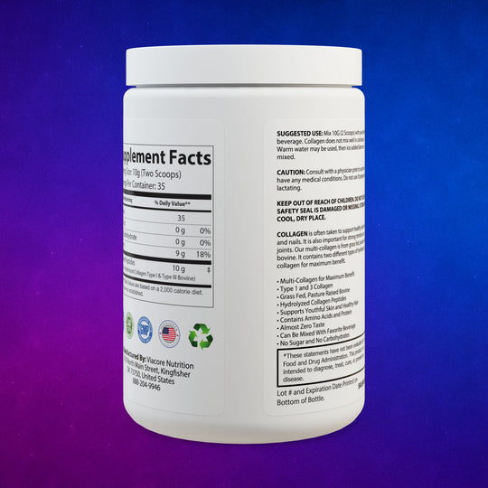 Collagen Peptides Type I & III Supplement