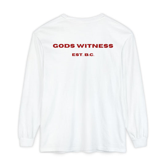 God's Witness Long Sleeve Tee — Faith-Based Graphic Shirt
