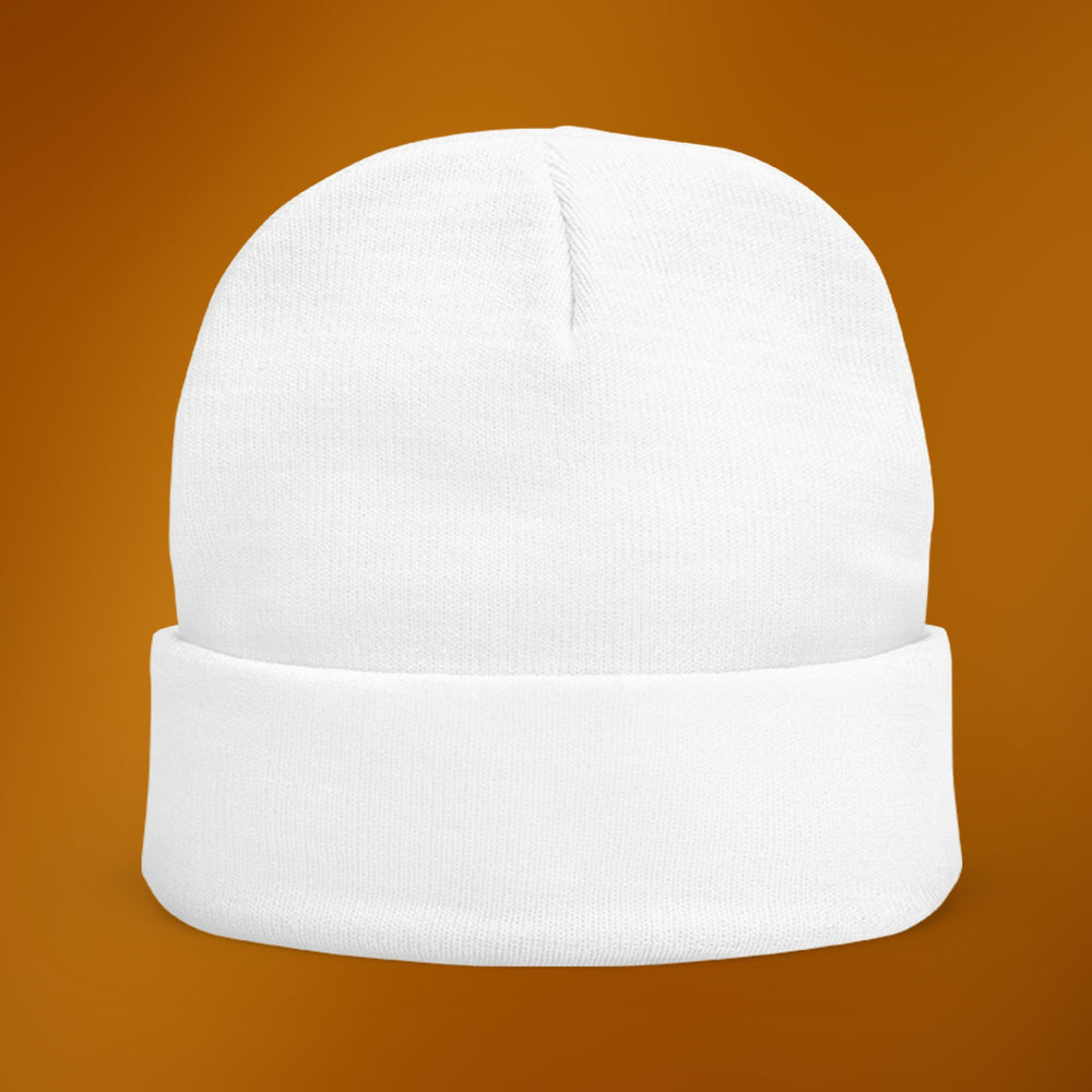 Gods Witness Embroidered Knit Beanie