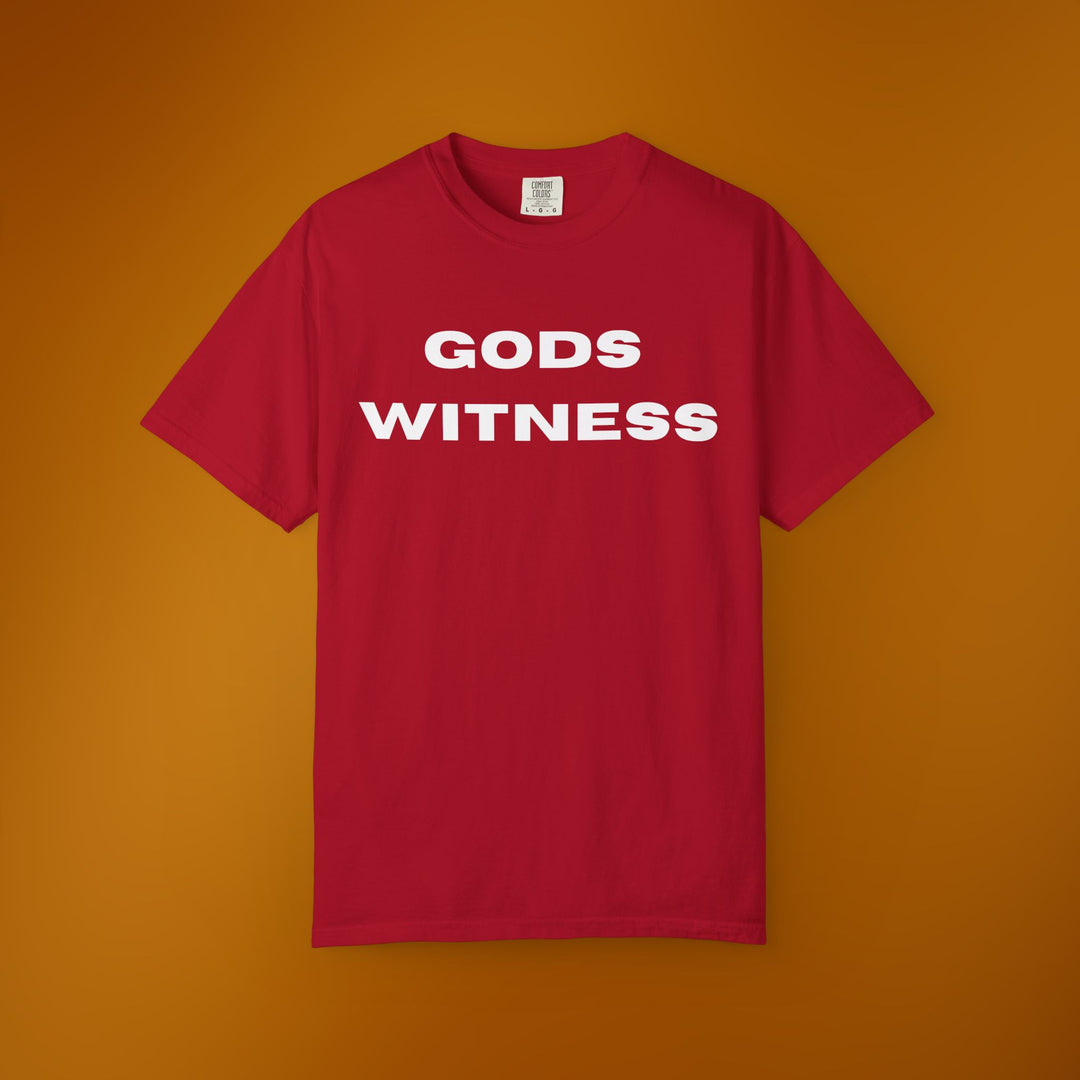Gods Witness Unisex T-Shirt | Red