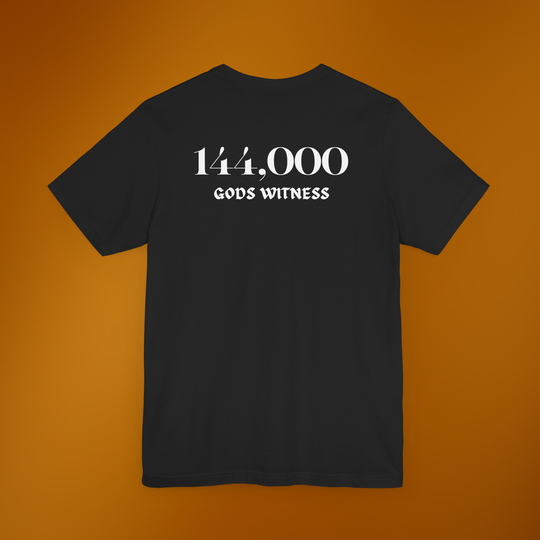 144,000 God's Witness T-Shirt | Black