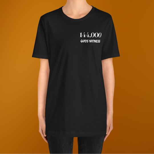 144,000 God's Witness T-Shirt | Black