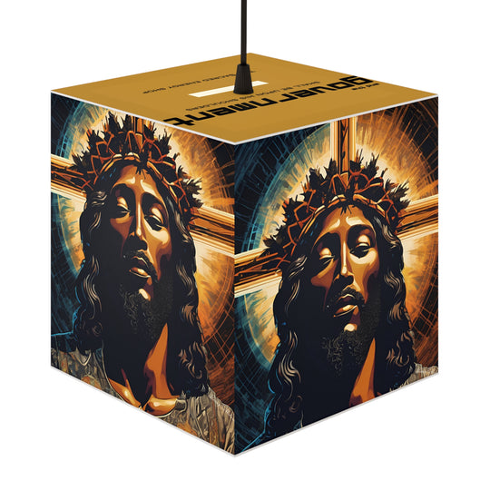Yeshua Inspired Jesus Inspired Light Cube Lamp Spirituality Inspirational Home Decor for Modern Day Seekers of Truth