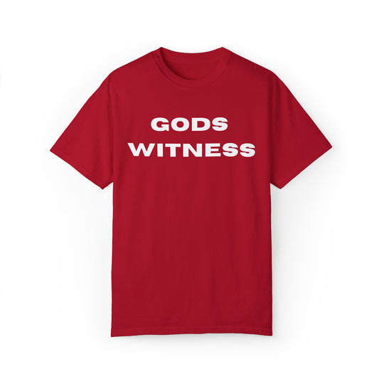 God's Witness T-Shirt | Red