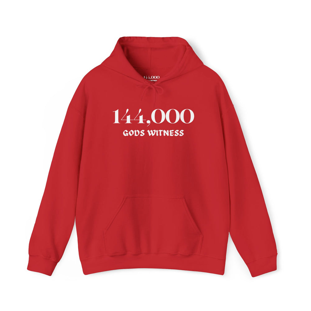 144,000 God’s Witness Hoodie | Red