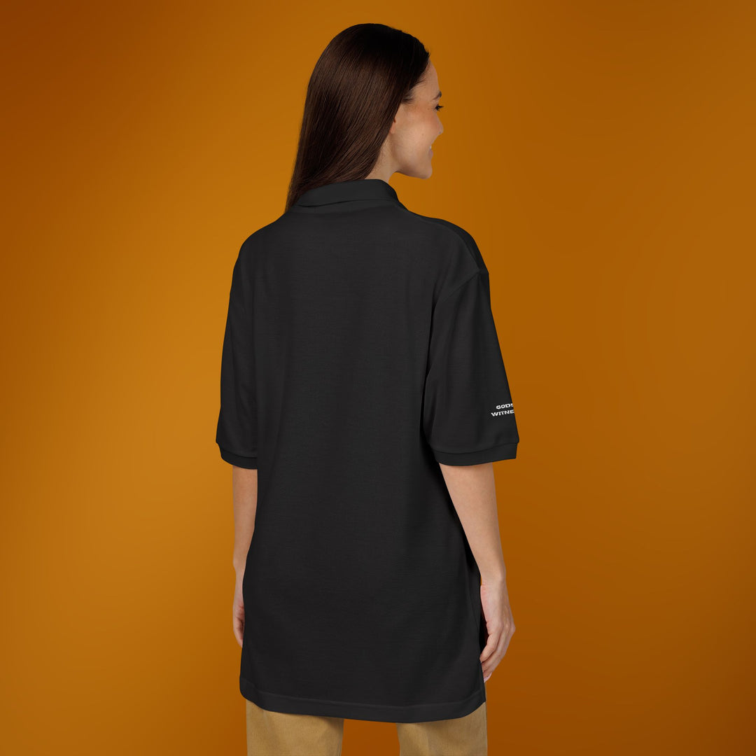Gods Witness Unisex Golf Shirt | Christian Polo Shirt | Golfing Essentials | The Sacred Energy Shop | Christian Apparel