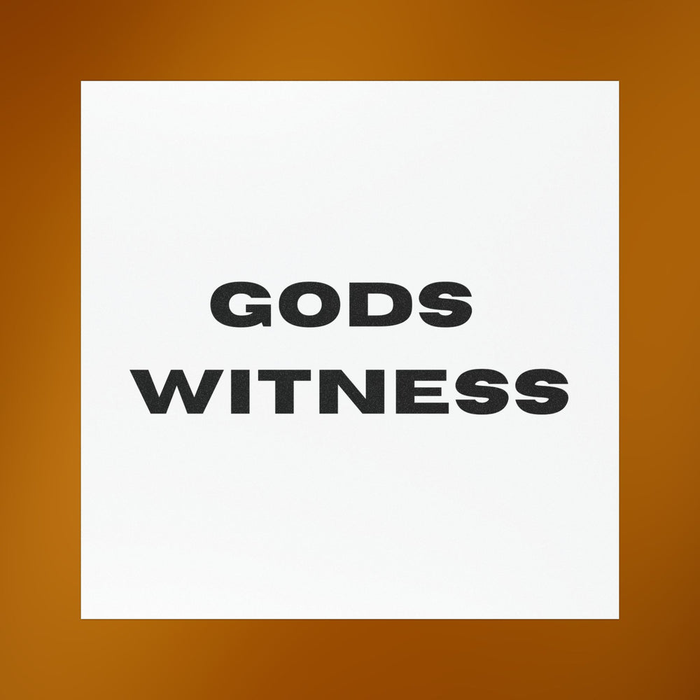 God's Witness Car Magnets, Faith-Based Vehicle Accessory, Inspirational Gifts for Christians, Religious Magnet for Cars, Car Decor