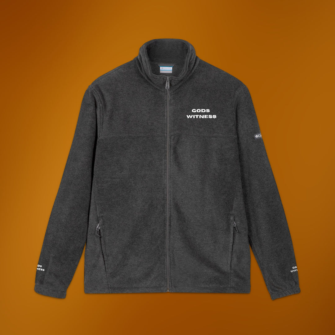 Gods Witness Unisex Fleece Jacket | Sacred Energy Collection | Faith Based StreetWear | Christian StreetWear | Conscious New Age Clothing