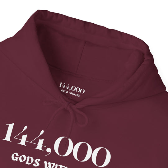 144,000 God’s Witness Hoodie | Maroon