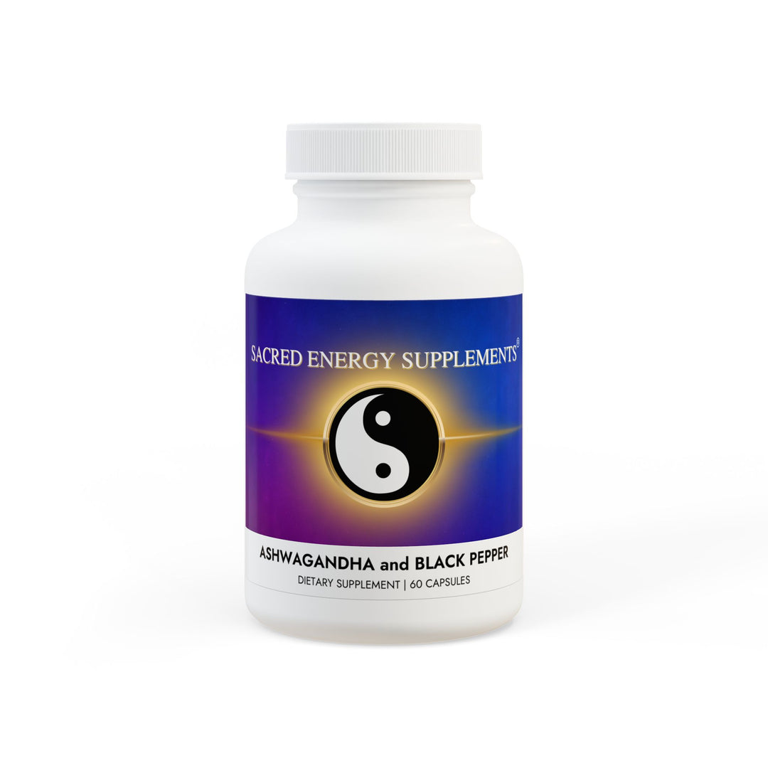 Ashwagandha and Black Pepper Supplement (60 capsules)