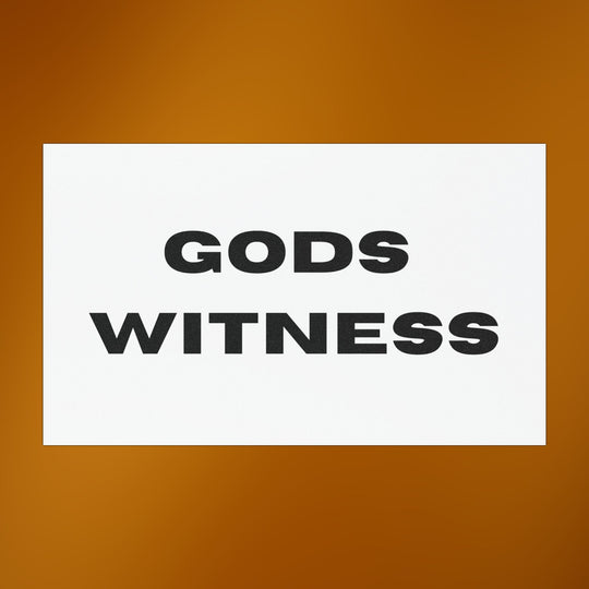 God's Witness Car Magnets, Faith-Based Vehicle Accessory, Inspirational Gifts for Christians, Religious Magnet for Cars, Car Decor