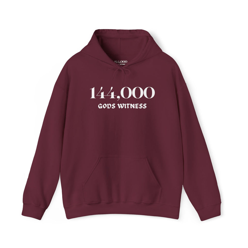144,000 God’s Witness Hoodie | Maroon