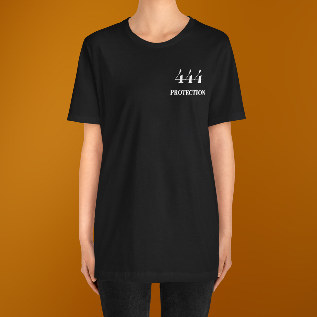 444 Divine Protection T-Shirt | Black