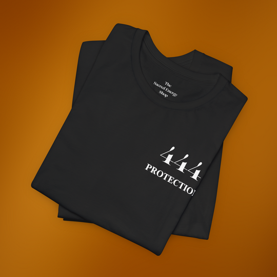 444 Divine Protection T-Shirt | Black
