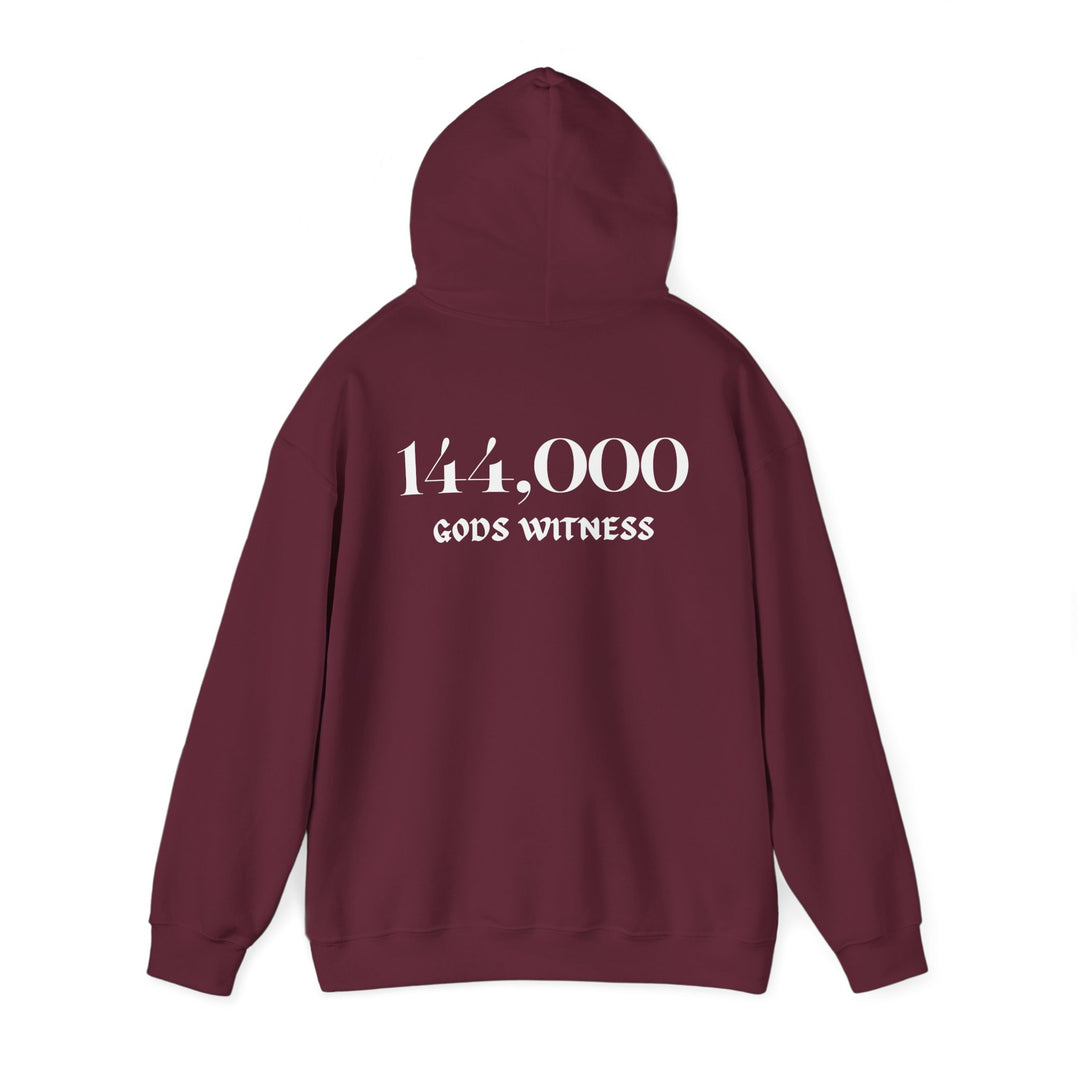 144,000 God’s Witness Hoodie | Maroon