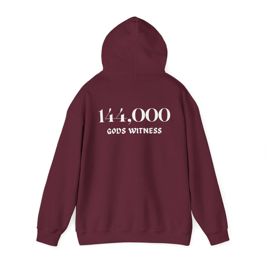 144,000 God’s Witness Hoodie | Maroon