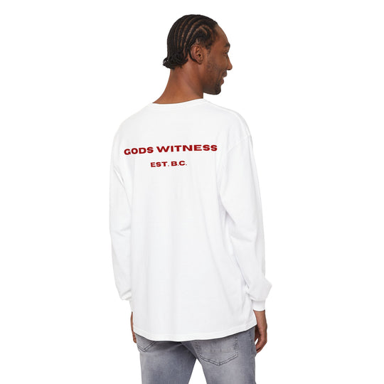 God's Witness Long Sleeve Tee — Faith-Based Graphic Shirt