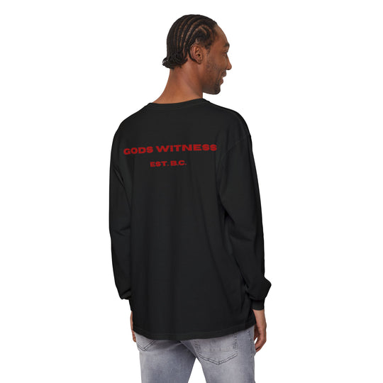 God's Witness Long Sleeve Tee — Faith-Based Graphic Shirt