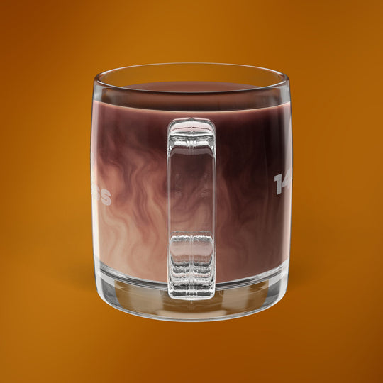 Gods Witness Engraved Glass Coffee Mug