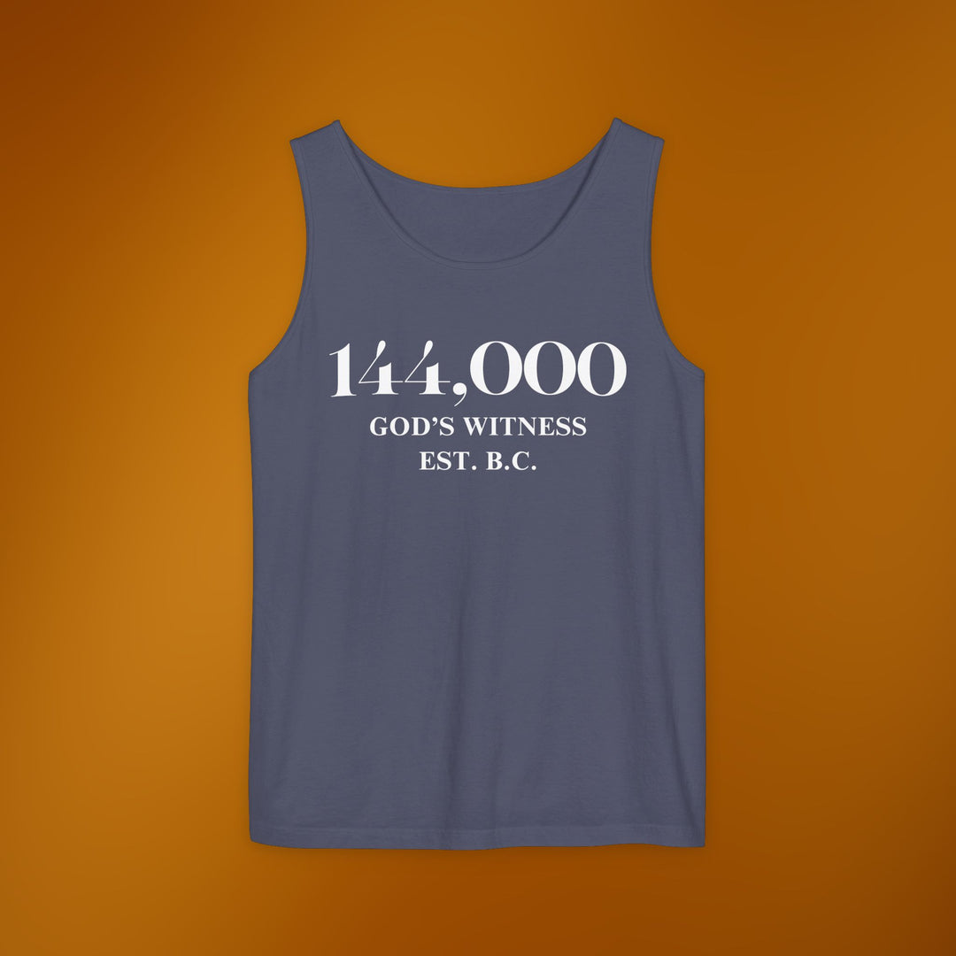 Gods Witness 144000 Unisex Tank Top | The Sacred Energy Shop | Summer Essentials | 2025 Unisex Gift Guide