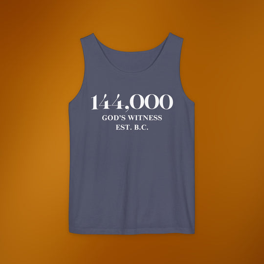 Gods Witness 144000 Unisex Tank Top | The Sacred Energy Shop | Summer Essentials | 2025 Unisex Gift Guide
