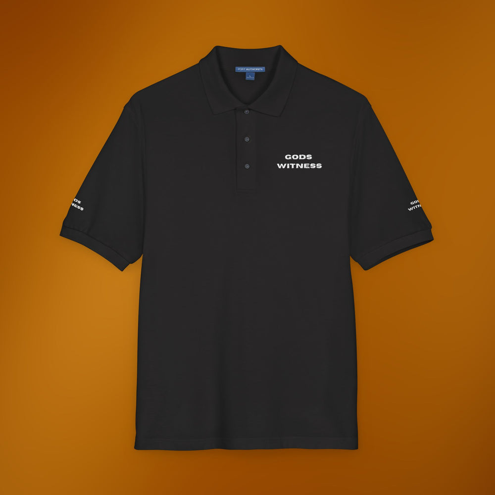 Gods Witness Unisex Golf Shirt | Christian Polo Shirt | Golfing Essentials | The Sacred Energy Shop | Christian Apparel