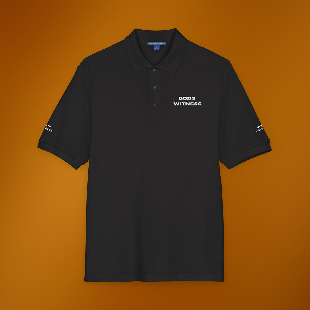 Gods Witness Unisex Golf Shirt | Christian Polo Shirt | Golfing Essentials | The Sacred Energy Shop | Christian Apparel