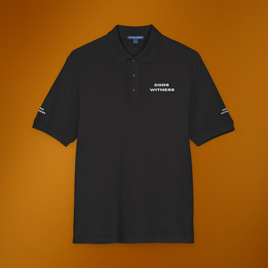 Gods Witness Unisex Golf Shirt | Christian Polo Shirt | Golfing Essentials | The Sacred Energy Shop | Christian Apparel