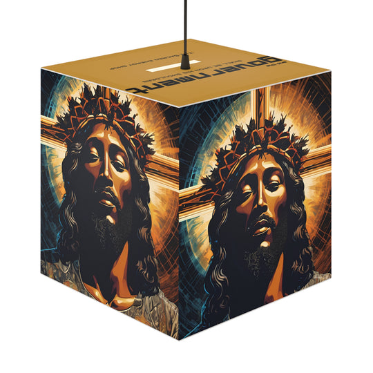 Yeshua Inspired Jesus Inspired Light Cube Lamp Spirituality Inspirational Home Decor for Modern Day Seekers of Truth