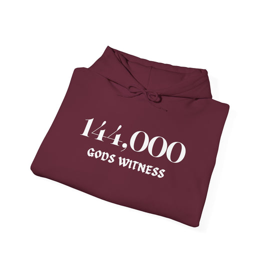 144,000 God’s Witness Hoodie | Maroon