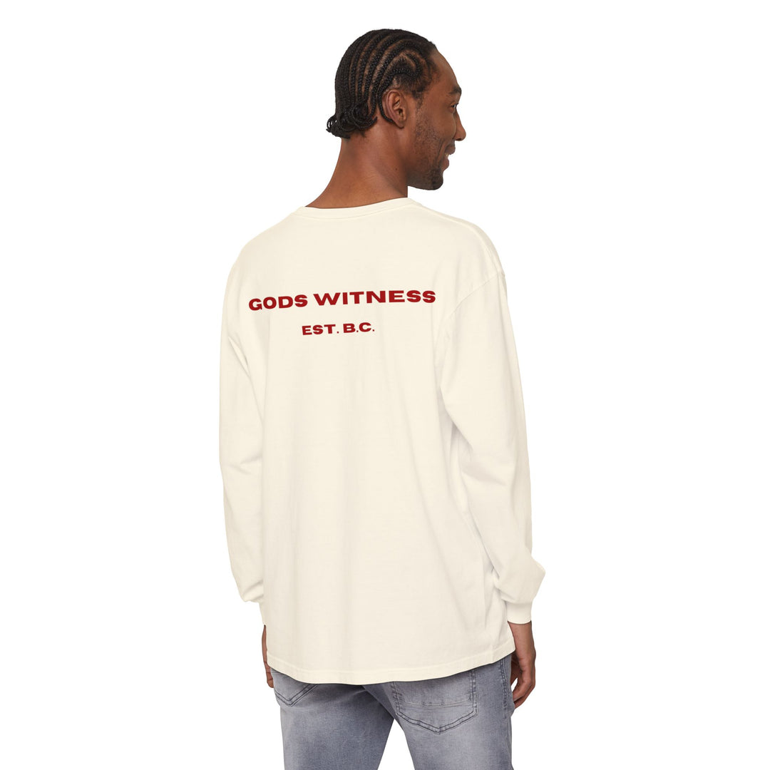 God's Witness Long Sleeve Tee — Faith-Based Graphic Shirt