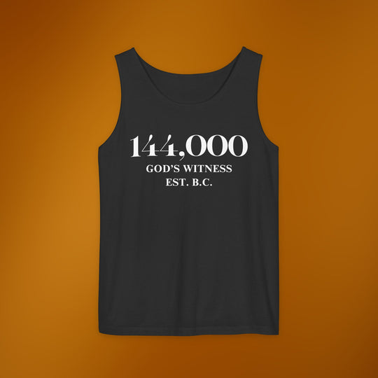 Gods Witness 144000 Unisex Tank Top | The Sacred Energy Shop | Summer Essentials | 2025 Unisex Gift Guide