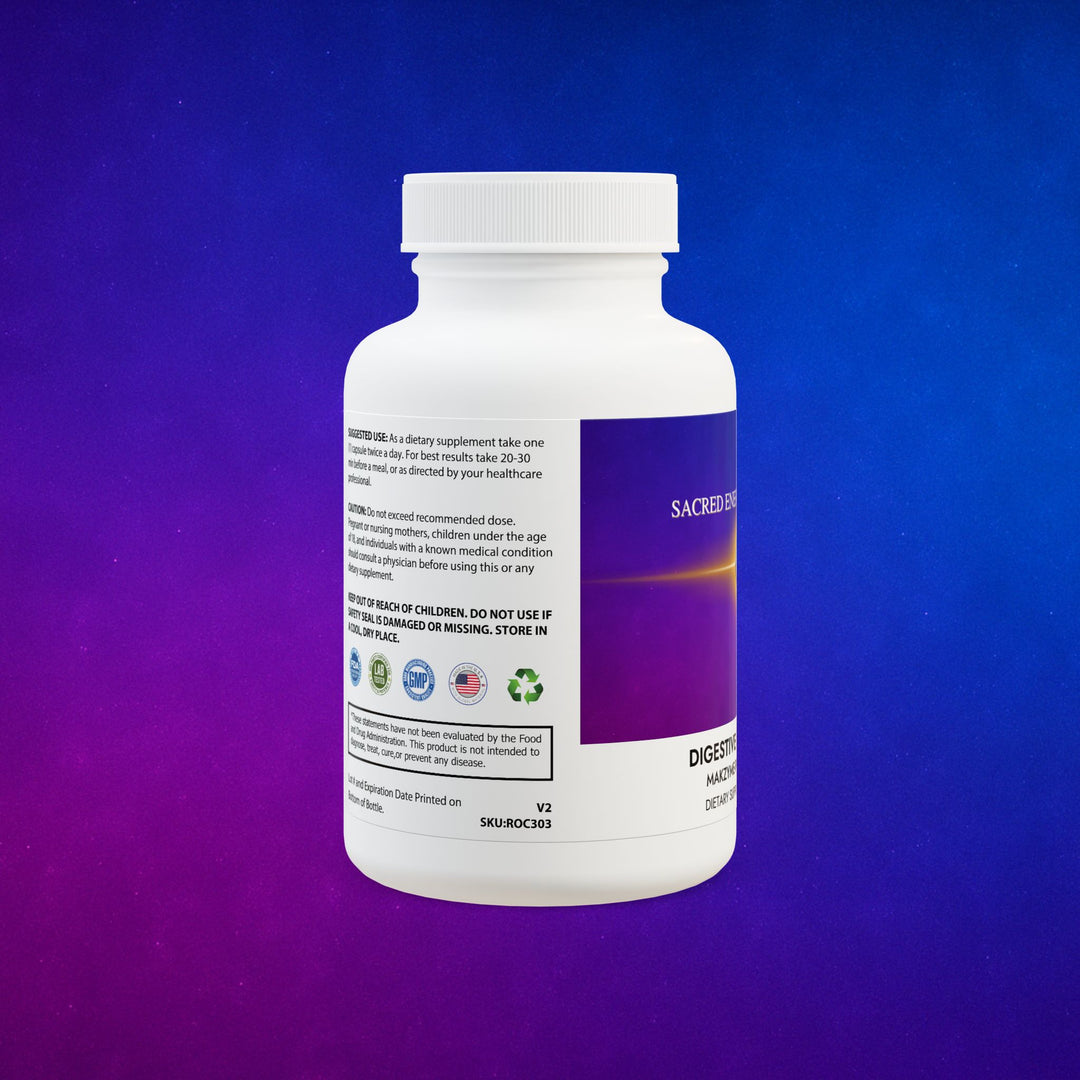 Digestive Enzyme Blend Supplement (60 Capsules)